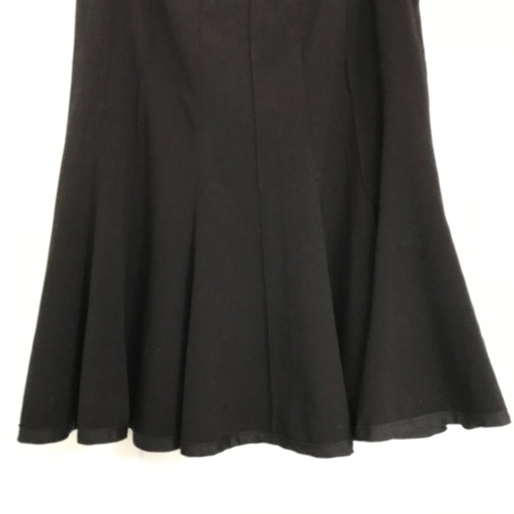 Y2K Costa Blanca Flare Skirt XS Fit Black Goth Punk Alternative - Picture 4 of 9